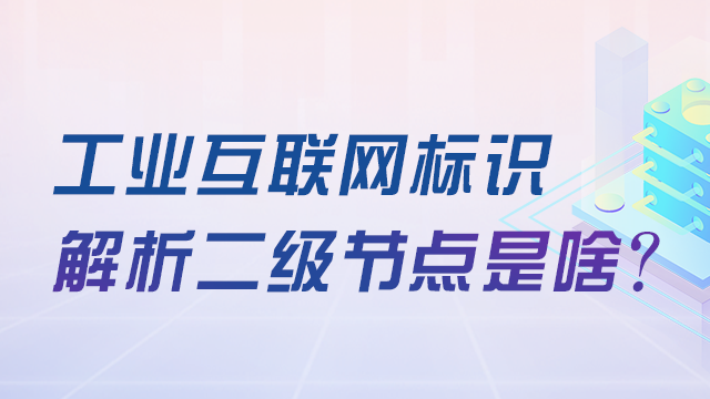 工业互联网标识解析二级节点是啥?